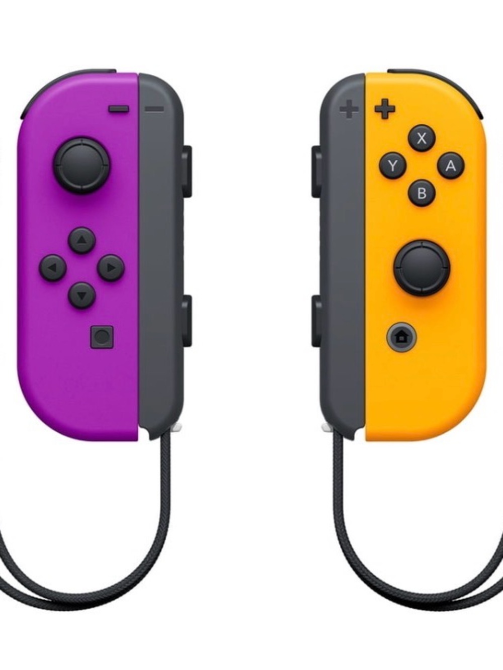 Nintendo Joy-Con Pair in Neon Purple (L) & Neon Orange (R)